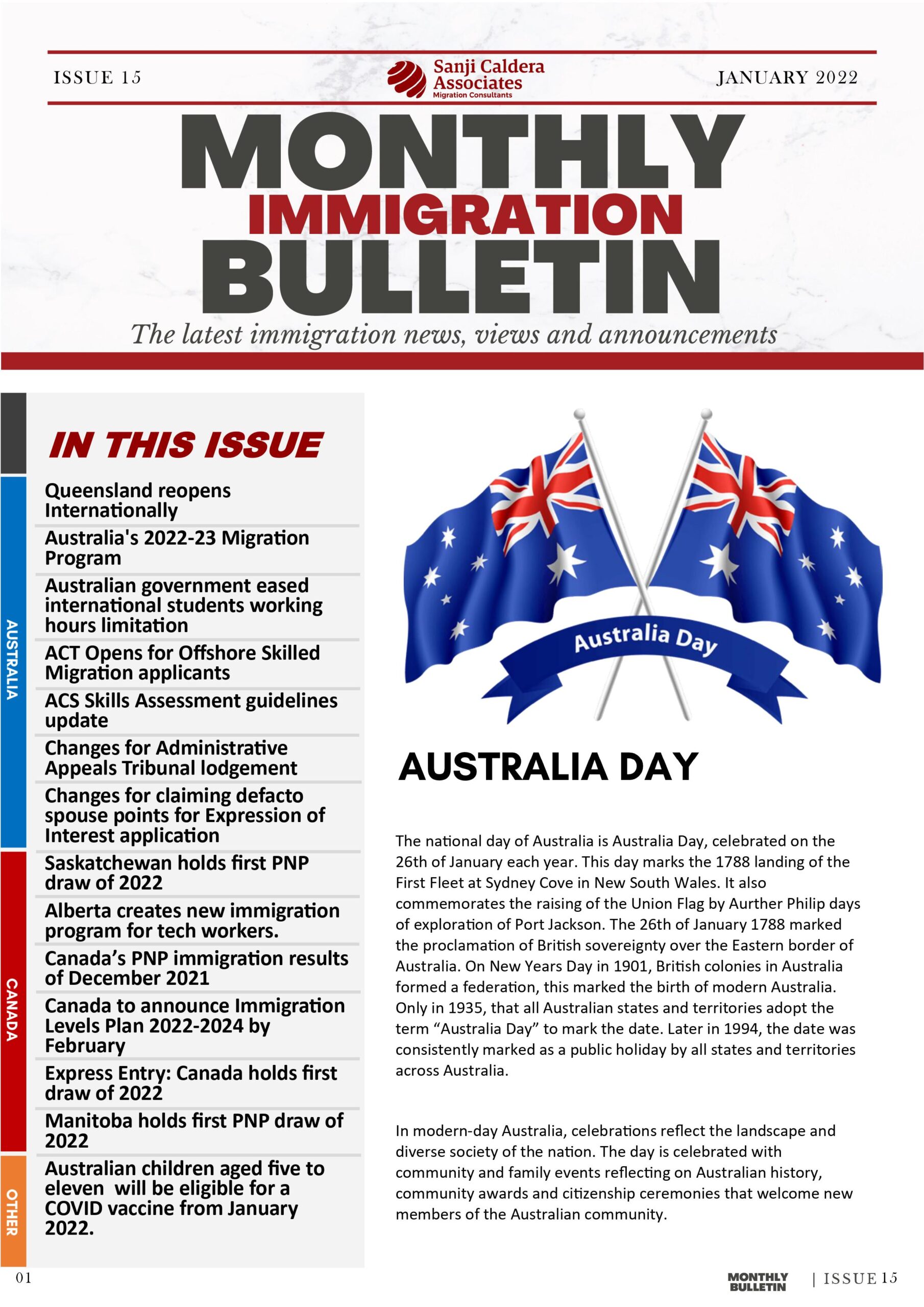 Janurary Newsletter